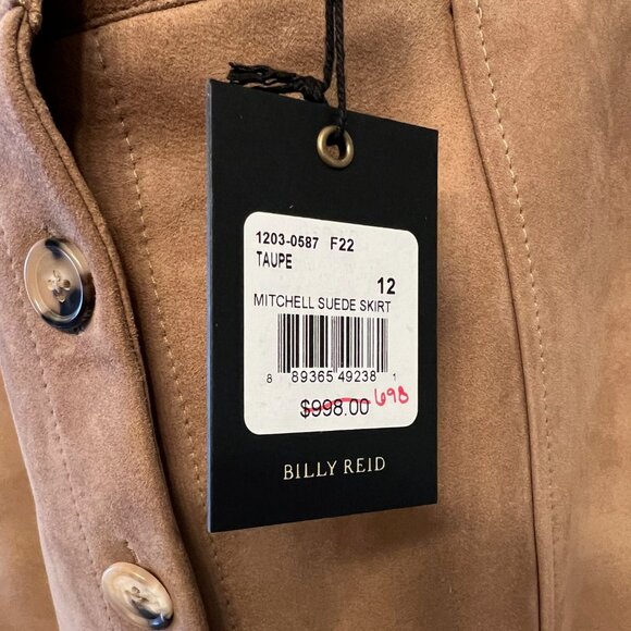 BILLY REID Mitchell Suede Skirt (NWT) - Picture 2 of 8